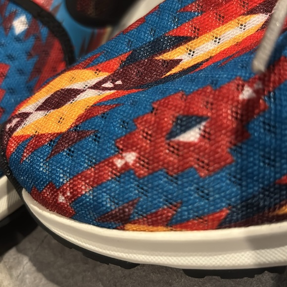 Ariat Fuse Blue Geo Aztec EVA midsole,rubber outsole,flex,mesh & synthetic upper - Picture 8 of 14